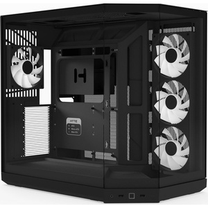 CS-HYTE-Y50RGB-BB - Hyte Y50 Pitch Black - Boîtier ATX avec fenêtre