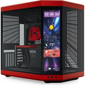 CS-HYTE-Y70TTI-RB - Hyte Y70 Touch Infinite Black Cherry - Boîtier E-ATX noir/rouge avec fenêtre