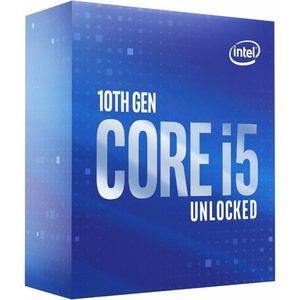 BX8070110600K - Intel Core i5-10600K - Processeur LGA1200 6C 12T 4.1-4.8GHz 12MB - Comet Lake 14nm - BOX