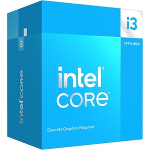BX8071514100F - Intel Core i3-14100F - 4C 8T 3.5-4.7GHz 12MB LGA1700 sans GPU - Raptor Lake Refresh - BOX