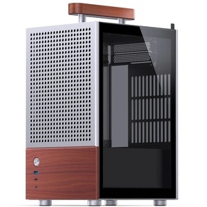 T6 SILVER - Jonsbo T6 Silver - Boîtier Mini-ITX argent avec fenêtre