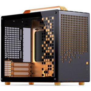 Z20 BLACK-ORANGE - Jonsbo Z20 Orange/Black - Boîtier µATX orange/noir avec fenêtre