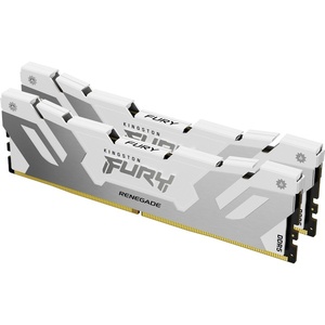 KF580C38RWK2-48 - Kingston Fury Renegade - Kit mémoire 48GB (2x24) DDR5-8000 CL38-48-48 blanc/argent