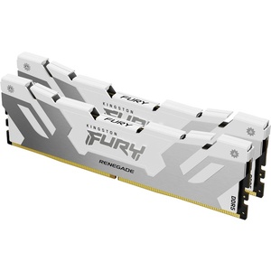 KF564C32RWK2-32 - Kingston Fury Renegade - Kit mémoire 32GB (2x16) DDR5-6400 CL32-39-39 blanc/argent