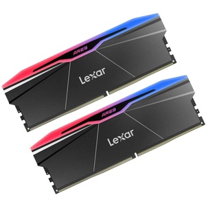 LD5U16G64C32BR-RGD - Lexar Ares Gen2 RGB - Kit mémoire 32GB (2x16) DDR5-6400 CL32-38-38-76 noir - EXPO & XMP