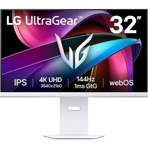 32G810SA-W - LG UltraGear 32G810SA-W - 31.5" UHD 4K 16:9 1ms 144Hz IPS G-Sync Compatible - HDMI, DP et USB-C (DP alt mode et PD 65W)