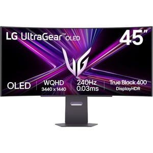 45GX900A-B - LG UltraGear 45GX900A-B - 44.5" WQHD incurvé 800R 21:9 0.03ms 240Hz OLED G-Sync Compatible - 2x HDMI, DP et USB-C PD 65W