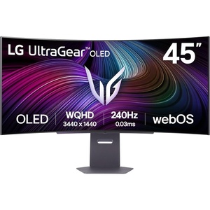 45GX90SA-B - LG UltraGear 45GX90SA-B - 44.5" WQHD incurvé 800R 21:9 0.03ms 240Hz OLED G-Sync Compatible - 2x HDMI, DP et USB-C PD 65W