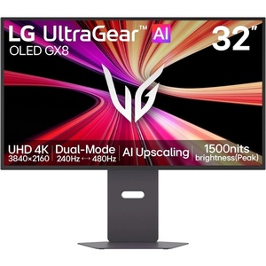 32GX870B-B - LG UltraGear AI 32GX870B-B - 31.5" UHD 4K 16:9 0.03ms 240Hz OLED - 2x HDMI, DP et USB-C (PD 90W)