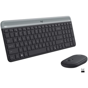920-009194 - Logitech MK470 Slim graphite - Clavier et souris sans-fil AZBE