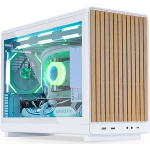A3-MATX-WDG WHITE | A3W-WDG - Lian Li DAN Cases A3-mATX White Wood Edition Tempered Glass - Boîtier µATX blanc avec fenêtre