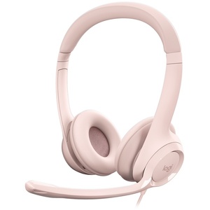 981-001281 - Logitech H390 rose - Casque filaire USB