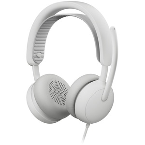 981-001617 - Logitech Zone Wired 2 Teams for Business blanc cassé - Casque filaire USB et USB-C