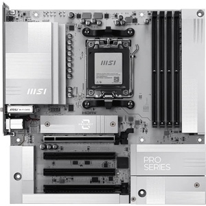 7E78-001R - MSI Pro B850M-A WIFI PZ - Carte mère AMD AM5 µATX à connecteurs inversés B850 DDR5 Wi-Fi
