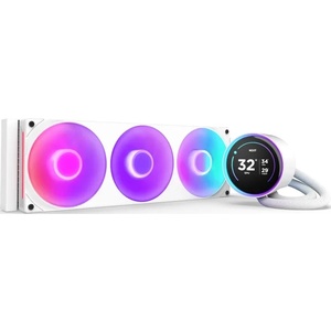 RL-KR42E-W2 - NZXT Kraken Elite 420 RGB Matte White (2025) - Watercooling 420mm blanc mat