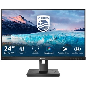 242S1AE/00 - Philips S-line 242S1AE - 23.8" FHD 16:9 4ms IPS - VGA, DVI, HDMI et DP