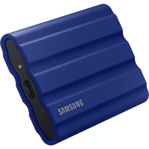 MU-PE1T0R/EU - Samsung T7 Shield 1TB Blue - SSD externe USB-C vers USB-A et USB-C