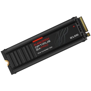 SDSP82800TAH-000E0 - SanDisk Optimus GX Pro 8100 8TB avec radiateur - SSD M.2 2280 PCIe 5.0 NVMe