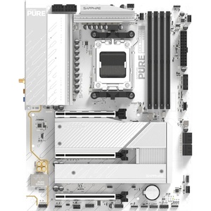 52123-11-40G - Sapphire Pure B850A WIFI 7 - Carte mère blanche AMD AM5 ATX B850 DDR5 Wi-Fi