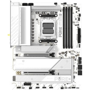 52122-02-40G - Sapphire Pure X870A WIFI 7 - Carte mère blanche AMD AM5 ATX X870 DDR5 Wi-Fi