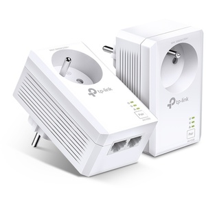 TL-PA7027P KIT - TP-Link AV1000 - Kit de 2 adaptateurs CPL Powerline 1000 Mbps avec prise gigogne