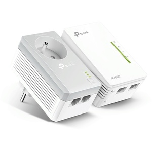 TL-WPA4225 KIT - TP-Link AV600 - Kit de 2 adaptateurs CPL Powerline 600 Mbps et répétiteur Wi-Fi 4 N300