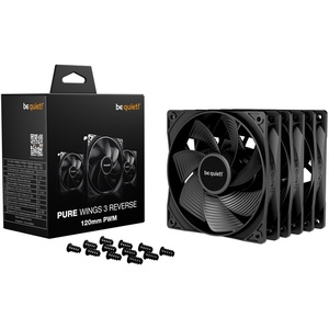 BL137 - be quiet! Pure Wings 3 120mm PWM Reverse Black - Pack de 3 ventilateurs 120mm noir