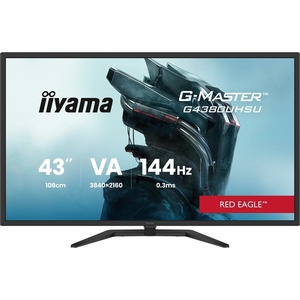 G4380UHSU-B2 - iiyama G-Master G4380UHSU-B2 Red Eagle - 42.5" UHD 4K 16:9 0.4ms 144Hz VA FreeSync Premium - 2x HDMI et 2x DP