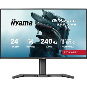 GB2471HS-B1 - iiyama G-Master GB2471HS-B1 Red Eagle - 23.8" FHD 16:9 0.3ms 240Hz IPS G-Sync Compatible - 2x HDMI et DP