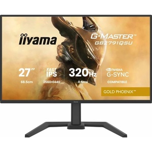GB2791QSU-B1 - iiyama G-Master GB2791QSU-B1 Gold Phoenix - 27" QHD 16:9 0.6ms 320Hz IPS G-Sync Compatible - 2x HDMI et DP