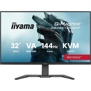 GB3261UHSCP-B1 - iiyama G-Master GB3261UHSCP-B1 Red Eagle - 31.5" UHD 4K 16:9 1ms 144Hz VA FreeSync Premium - 2x HDMI, DP et USB-C (DP Al