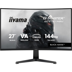 GC2781HSU-B1 - iiyama G-Master GC2781HSU-B1 Black Hawk - 27" FHD incurvé 1500R 16:9 1ms 144Hz VA - HDMI et DP