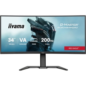 GCB3484WQSU-B2 - iiyama G-Master GCB3484WQSU-B2 Red Eagle - 34" WQHD incurvé 1500R 21:9 0.6ms 200Hz VA - 2x HDMI et DP