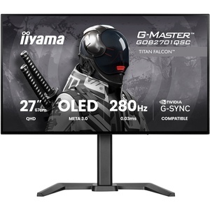 GOB2701QSC-B1 - iiyama G-Master GOB2701QSC-B1 Titan Falcon - 27" QHD 16:9 0.03ms 280Hz OLED - 2x HDMI et DP