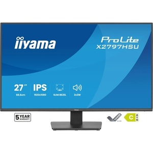 X2797HSU-B1 - iiyama ProLite X2797HSU-B1 - 27" FHD 16:9 4ms 120Hz IPS Adaptive Sync - HDMI et DP