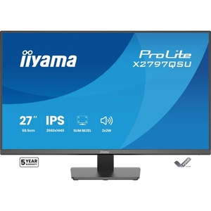 X2797QSU-B1 - iiyama ProLite X2797QSU-B1 - 27" QHD 16:9 4ms IPS - 2x HDMI et DP