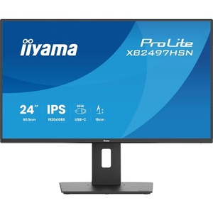 XB2497HSN-B1 - iiyama ProLite XB2497HSN-B1 - 23.8" FHD 16:9 1ms 100Hz IPS Adaptive Sync - HDMI, DP et USB-C (DP Alt Mode et PD 65W)