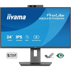 XB2497HSNH-B1 - iiyama ProLite XB2497HSNH-B1 - 23.8" FHD 16:9ms 1ms 100Hz IPS webcam - HDMI, DP et USB-C (DP alt mode + PD 65W)