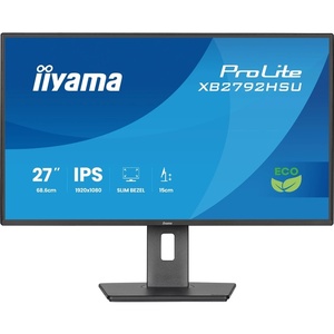 XB2792HSU-B1 - iiyama ProLite XB2792HSU-B1 - 27" FHD 16:9 3ms 120Hz IPS Adaptive Sync - HDMI et DP