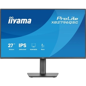 XB2796QSC-B1 - iiyama ProLite XB2796QSC-B1 - 27" QHD 16:9 4ms IPS - HDMI et DP - HDMI et USB-C (DP Alt Mode et PD 65W)