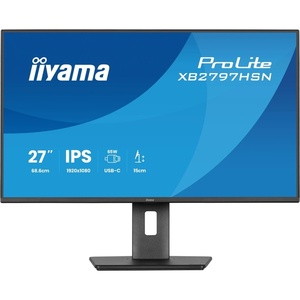 XB2797HSN-B1 - iiyama ProLite XB2797HSN-B1 - 27" FHD 16:9 1ms 100Hz IPS Adaptive Sync - HDMI, DP et USB-C (DP Alt Mode et PD 65W)