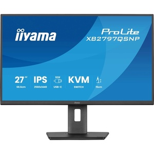 XB2797QSNP-B1 - iiyama ProLite XB2797QSNP-B1 - 27" QHD 16:9 1ms IPS - HDMI, DP et USB-C (DP Alt Mode et PD 96W)