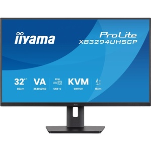 XB3294UHSCP-B1 - iiyama ProLite XB3294UHSCP-B1 - 31.5" UHD 4K 16:9 2ms VA - 2x HDMI, DP et USB-C (DP Alt Mode et PD 95W)