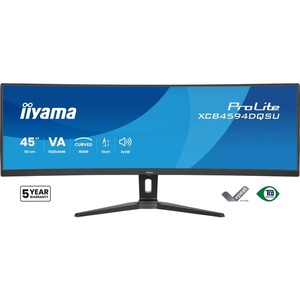XCB4594DQSU-B1 - iiyama ProLite XCB4594DQSU-B1 - 44.5" DQHD incurvé 1500R 32:9 2ms VA - 2x HDMI et 2x DP