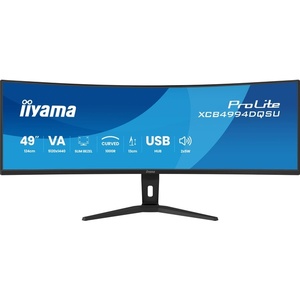 XCB4994DQSU-B1 - iiyama ProLite XCB4994DQSU-B1 - 49" DQHD incurvé 1000R 32:9 2ms 120Hz VA- 2x HDMI et 2x DP