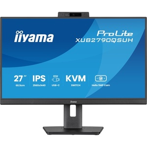 XUB2790QSUH-B2 - iiyama ProLite XUB2790QSUH-B2 - 27" QHD 16:9 0.4ms 100Hz Adaptive Sync IPS webcam - HDMI, DP et USB-C (PD 65W)