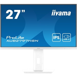 XUB2797HSN-W2 - iiyama ProLite XUB2797HSN-W2 - 27" FHD 16:9 1ms 100Hz IPS Adaptive Sync - HDMI, DP et USB-C (DP alt mode et PD 65W)