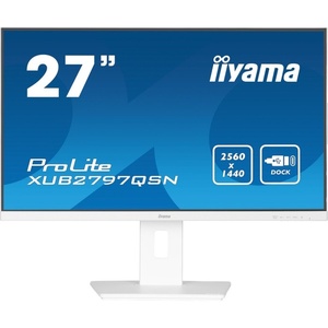 XUB2797QSN-W2 - iiyama ProLite XUB2797QSN-W2 - 27" QHD 16:9 1ms 100Hz IPS Adaptive Sync - HDMI, DP et USB-C (DP alt mode et PD 65W)