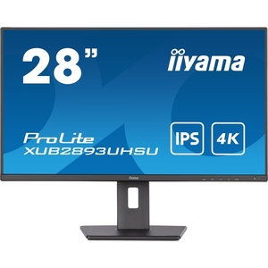 XUB2893UHSU-B5 - iiyama ProLite XUB2893UHSU-B5 - 28" 4K UHD 16:9 3ms IPS - HDMI et DP