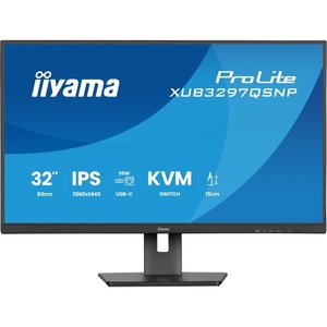 XUB3297QSNP-B1 - iiyama ProLite XUB3297QSNP-B1 - 31.5" QHD 16:9 1ms 100Hz IPS Adaptive Sync - HDMI, DP et USB-C (DP alt mode et PD 95W)